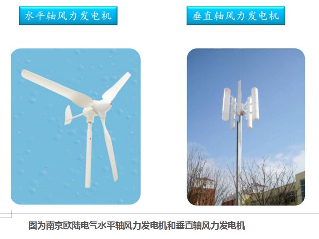 南京歐陸電氣水平軸風力發電機和垂直軸風力發電機.jpg
