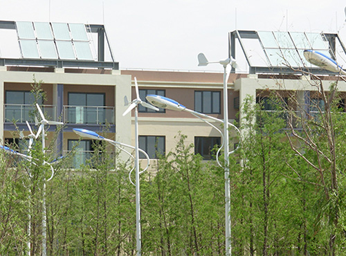 上海某小區(qū)風(fēng)光互補路燈系統(tǒng)